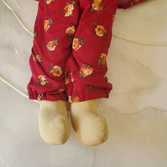 Riches To Rags 20" Hand Made Rag Doll With Tag "Kimmy" Folk Art American Design - Picture 10 of 14